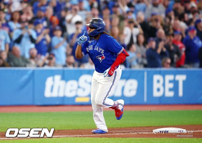 [사진] 토론토 블루제이스 블라디미르 게레로 주니어. ⓒGettyimages(무단전재 및 재배포 금지)