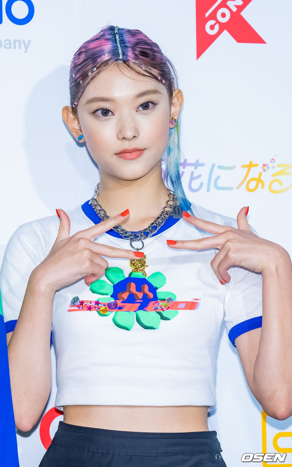 15일 오후 일본 도쿄 아리아케 아레나(TOKYO ARIAKE ARENA)에서 '케이콘 2022 - 재팬 (KCON 2022 - JAPAN)' 2일차 포토월 행사가 진행됐다. 그룹 뉴진스(NewJeans) 해린이 포토월에서 포즈를 취하고 있다. 2022.10.15 /rumi@osen.co.kr