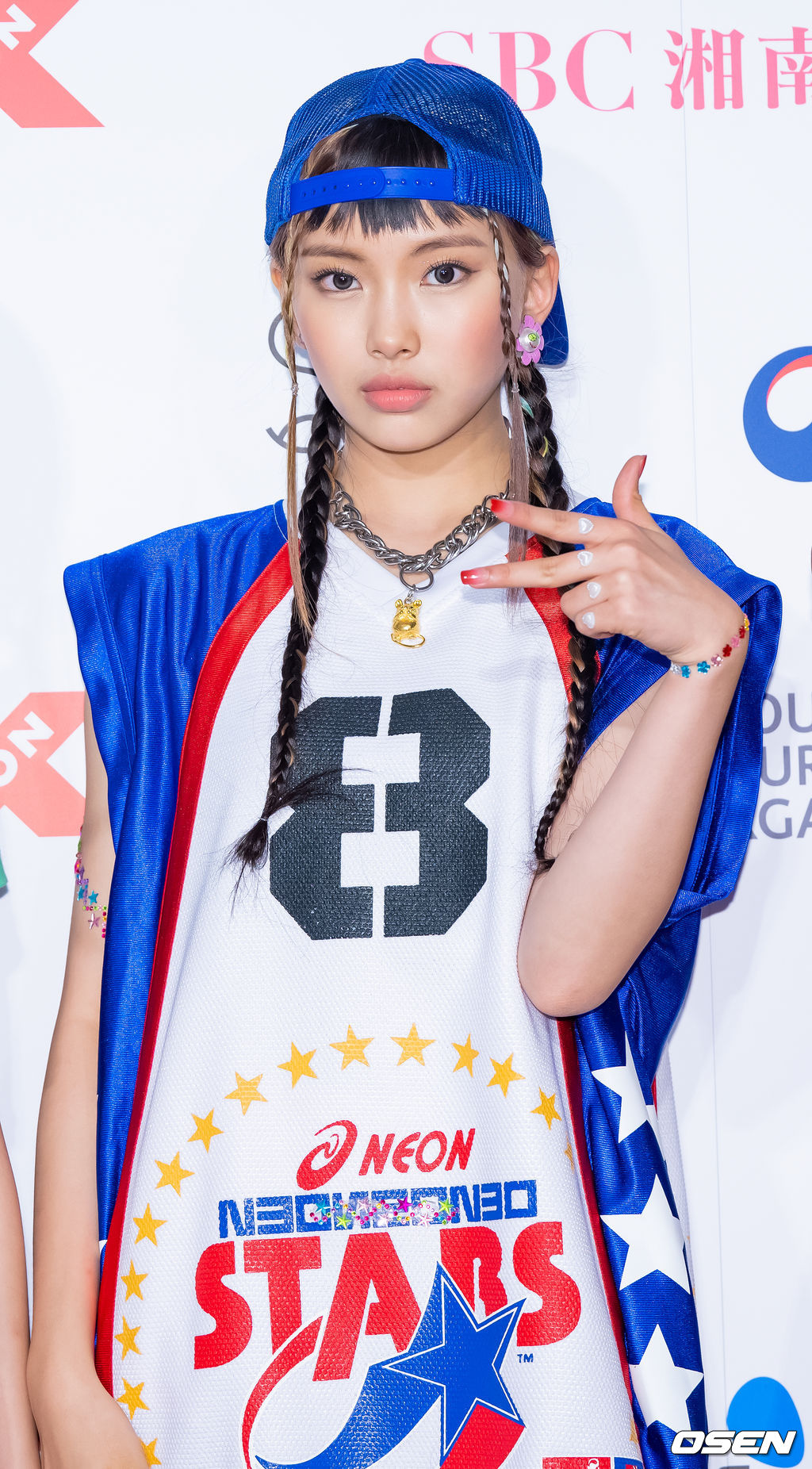 15일 오후 일본 도쿄 아리아케 아레나(TOKYO ARIAKE ARENA)에서 '케이콘 2022 - 재팬 (KCON 2022 - JAPAN)' 2일차 포토월 행사가 진행됐다. 그룹 뉴진스(NewJeans) 혜인이 포토월에서 포즈를 취하고 있다. 2022.10.15 /rumi@osen.co.kr