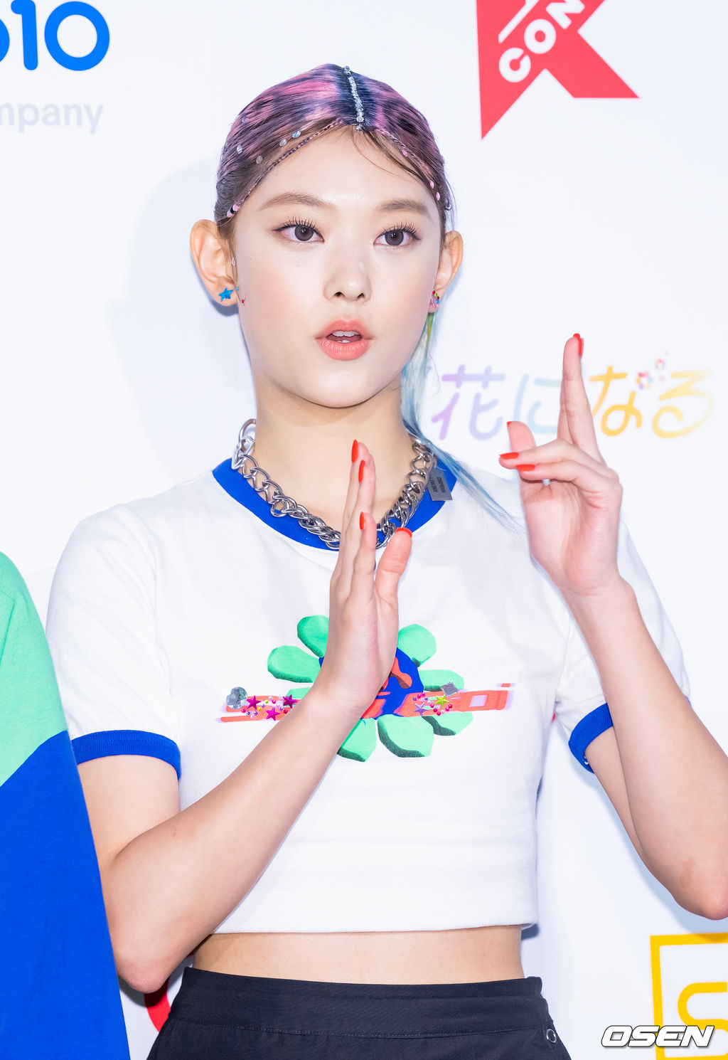 15일 오후 일본 도쿄 아리아케 아레나(TOKYO ARIAKE ARENA)에서 '케이콘 2022 - 재팬 (KCON 2022 - JAPAN)' 2일차 포토월 행사가 진행됐다. 그룹 뉴진스(NewJeans) 해린이 포토월에서 포즈를 취하고 있다. 2022.10.15 /rumi@osen.co.kr