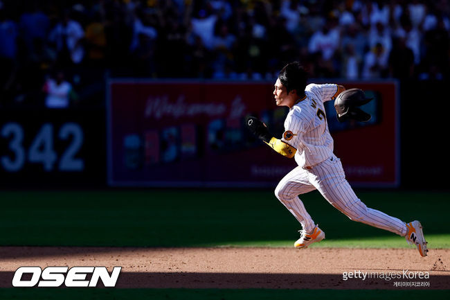 [사진] 샌디에이고 김하성. ⓒGettyimages(무단전재 및 재배포 금지)