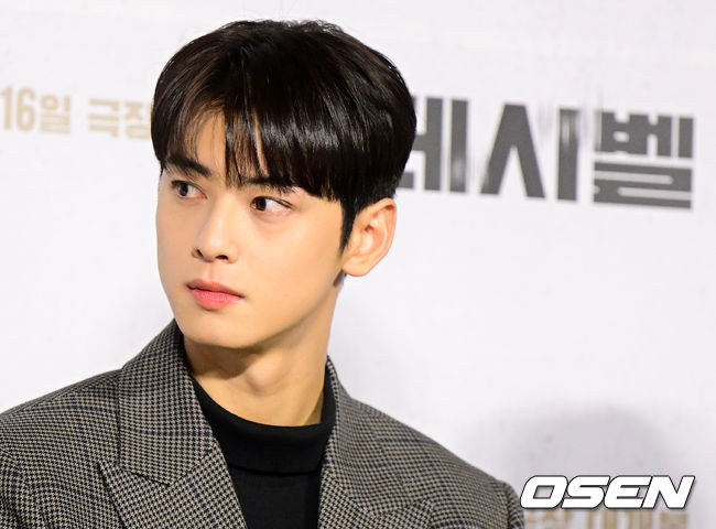 배우 차은우가 간담회를 하고 있다. 2022.10.21 /jpnews@osen.co.kr