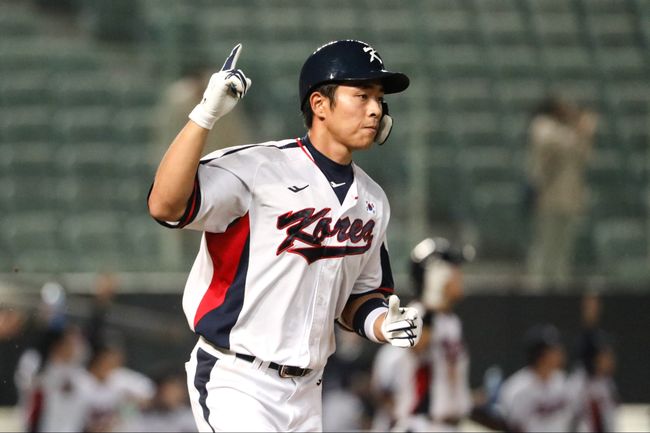 U-23 야구대표팀 송승환. /WBSC 홈페이지