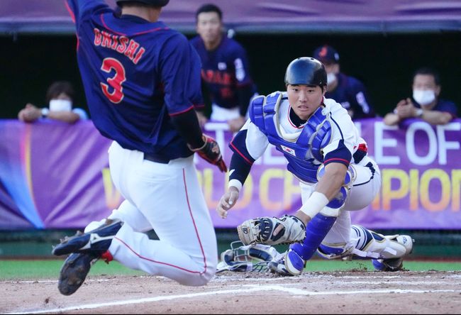 U-야구대표팀 손성빈. /WBSC 홈페이지