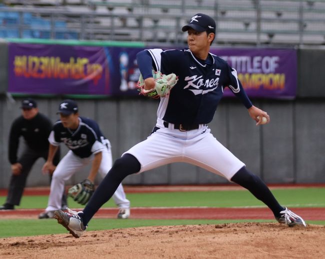 U-23 야구대표팀 이상영. /WBSC 홈페이지