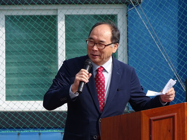 조일연 한국농아인야구소프트볼연맹 회장. 