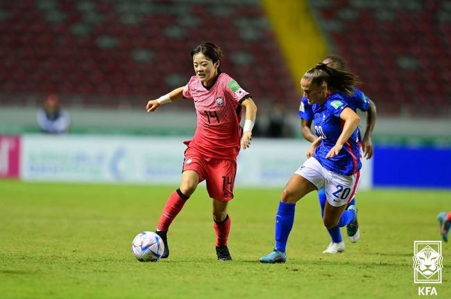 [사진] U20 월드컵 당시 배예빈 / 대한축구협회 제공