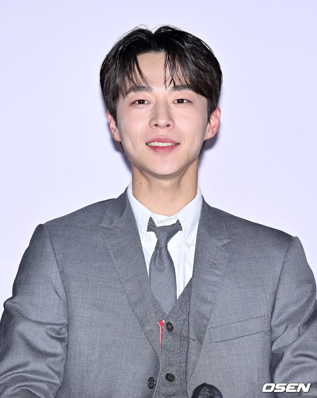 8일 오후 서울 용산구 CGV용산아이파크몰에서 영화 '동감' 언론배급시사회가 열렸다.이 자리에는 서은영 감독과 배우 여진구, 조이현, 김혜윤, 나인우, 배인혁이 참석했다.배인혁이 기자회견중 미소짓고 있다. 2022.11.08 / rumi@osen.co.kr