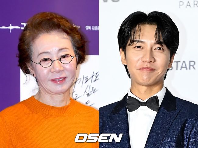 윤여정(왼쪽), 이승기. OSEN DB