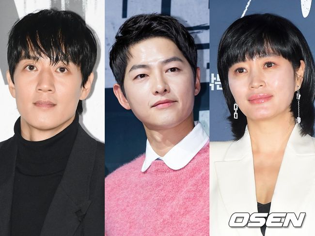 김래원, 송중기, 김혜수.  OSEN DB