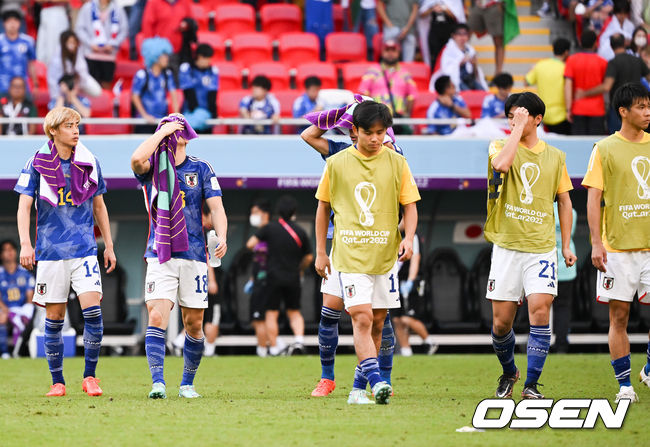 일본 축구 대표팀. / OSEN=알 라이얀(카타르), 박준형 기자.