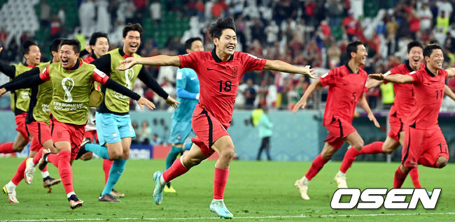 한국 축구 대표팀. / OSEN=알 라이얀(카타르), 박준형 기자.