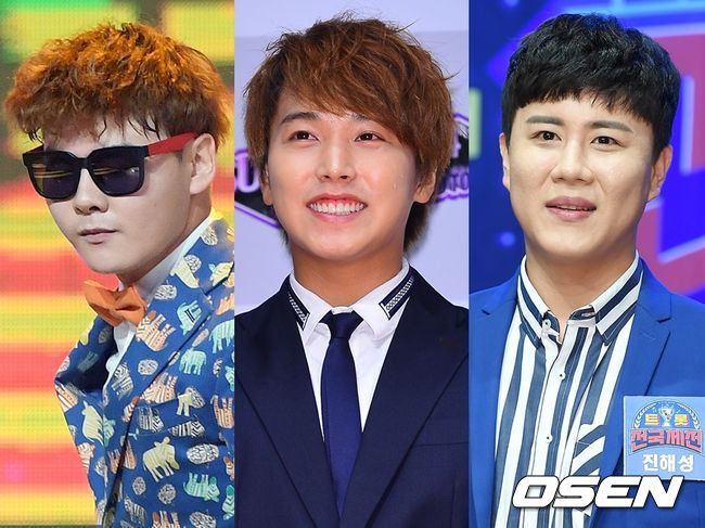 박서진, 성민, 진해성. OSEN DB
