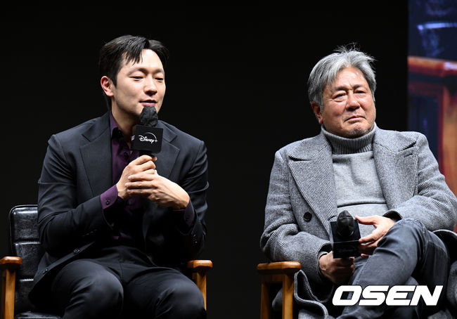14일 오전 서울 JW 메리어트 동대문 스퀘어 서울몰에서 디즈니+ 오리지널 '카지노' 제작발표회가 열렸다.