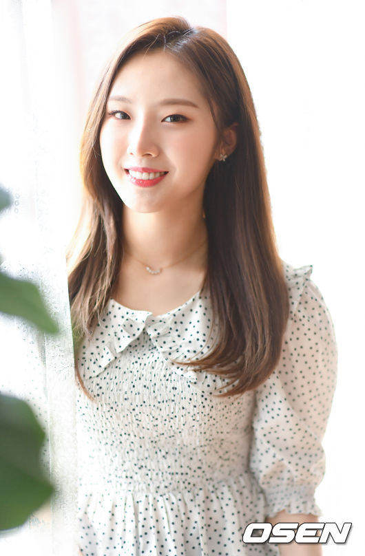 이달의 소녀 하슬이 녹화에 앞서 사진 촬영을 위해 포즈를 취하고 있다. 2021.06.28 / dreamer@osen.co.kr