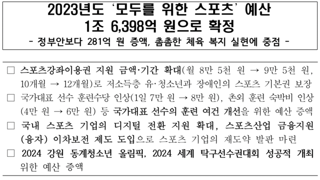 [사진]문화체육관광부 보도자료