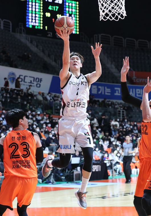 [사진] 수원 KT 한희원 / KBL 제공.