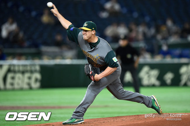 [사진] 2017년 WBC 호주대표팀 워윅 서폴드 ⓒGettyimages(무단전재 및 재배포 금지)