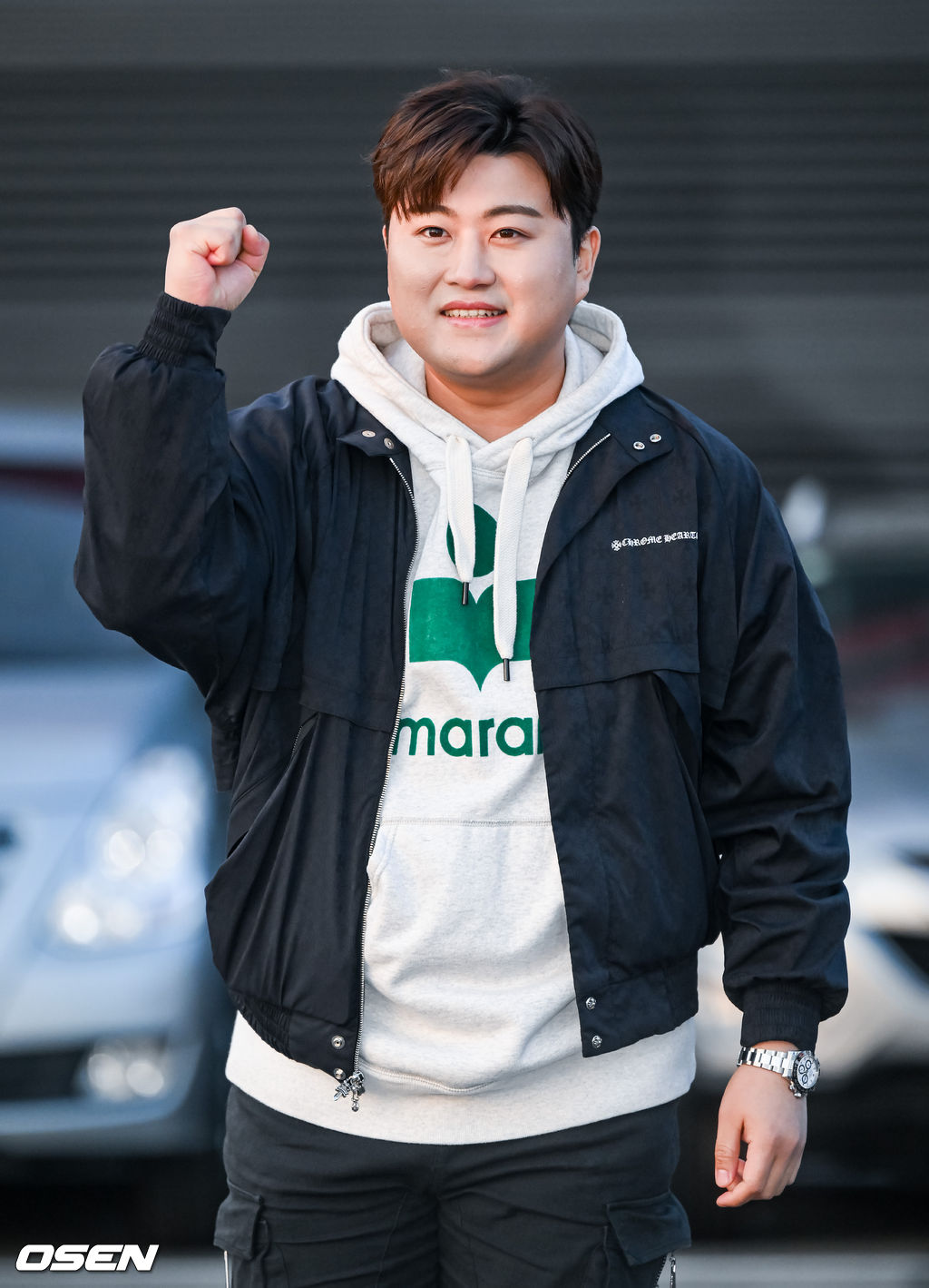 11일 오후 경기도 파주시 한 스튜디오에서 TV조선 ‘화요일은 밤이 좋아’(이하 ‘화밤’) 설특집 녹화방송이 진행됐다.김호중이 촬영에 앞서 포즈를 취하고 있다. 2023.01.11 / soul1014@osen.co.kr