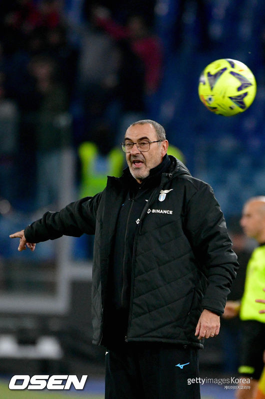 Maurizio Sarri<br />Coppa Italia incontro Lazio v Bologna allo stadio Olimpico<br />Roma 19 Gennaio 2023<br />© Marco Rosi / Fotonotizia