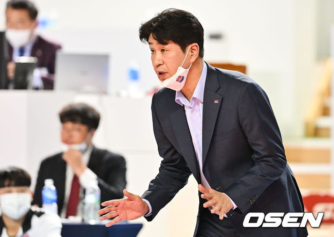 한국도로공사 김종민 감독. / OSEN DB