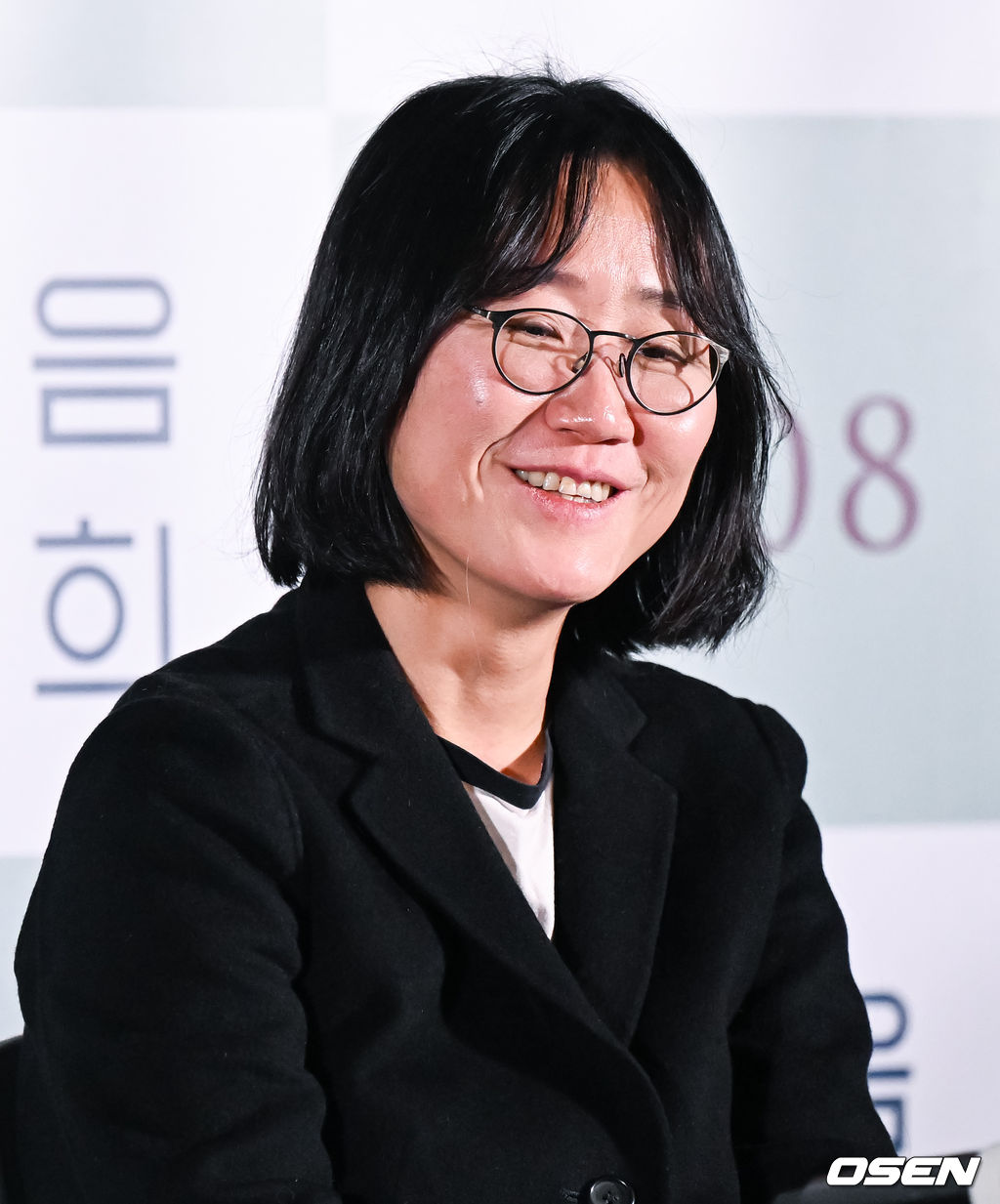 31일 오후 서울 용산아이파크몰 CGV에서 영화 ‘다음 소희’(감독 정주리) 언론시사회가 진행됐다. 정주리 감독이 미소 짓고 있다. 2023.01.31 / soul1014@osen.co.kr