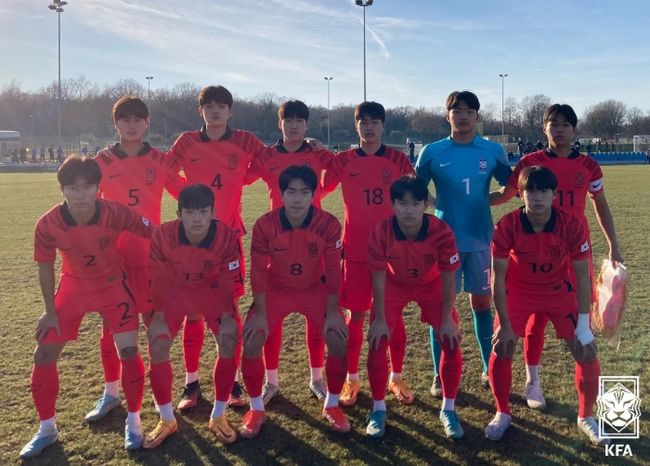 [사진]튀르키예전 U-17 대표팀 베트스 11 /대한축구협회 제공