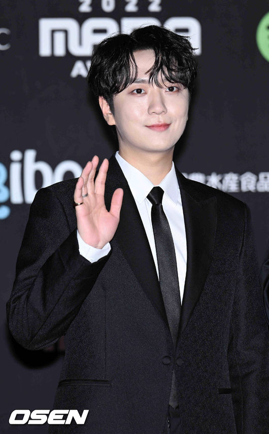 포레스텔라 고우림이 포토월에서 포즈를 취하고 있다. 2022.11.29 /sunday@osen.co.kr