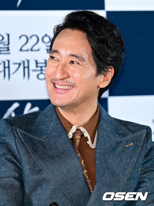 10일 오후 서울 자양동 롯데시네마 건대입구에서 영화 ‘살수’ (감독 곽정덕) 언론시사회가 열렸다.배우 신현준이 시사회 후 진행된 간담회에 참석해 사회자의 질문에 답하며 미소짓고 있다. 2023.02.10 / dreamer@osen.co.kr