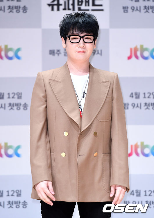 11일 오전 서울 마포구 JTBC사옥에서 JTBC '슈퍼밴드' 제작발표회가 열렸다.밴드 넬 김종완이 포토타임을 갖고 있다. /sunday@osen.co.kr