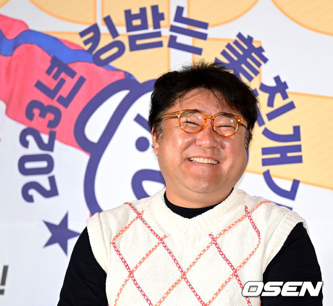 배우 고창석이 간담회에 참석해 미소짓고 있다. 2023.02.13 / dreamer@osen.co.kr