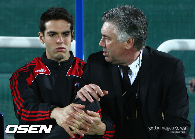 of AC Milan of Hamburg SV during the Dubai Football Challenge match between AC Milan and Hamburger SV at The Emirates Sevens Stadium on January 6, 2009 in Dubai, United Arab Emirates.