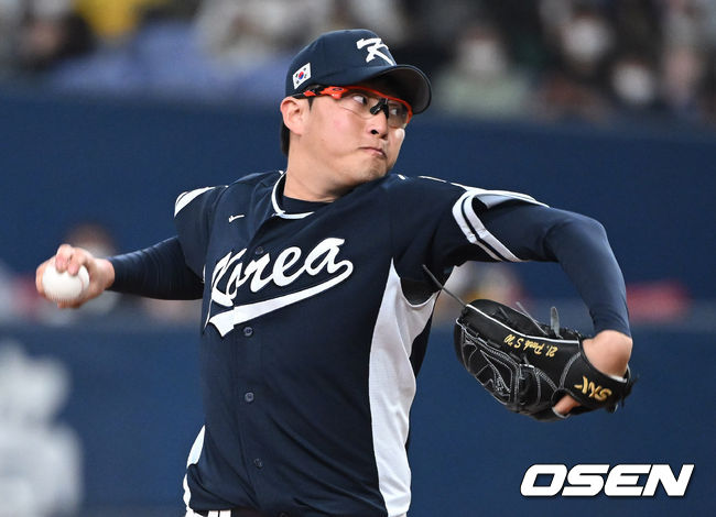 7일 오사카 교세라돔에서 2023 WBC(월드베이스볼클래식) 에 참가한 한국 야구대표팀이 한신 타이거즈와 연습경기를 가졌다.