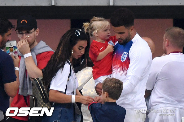 <enter caption here> during the 2018 FIFA World Cup Russia Semi Final match between England and Croatia at Luzhniki Stadium on July 11, 2018 in Moscow, Russia.