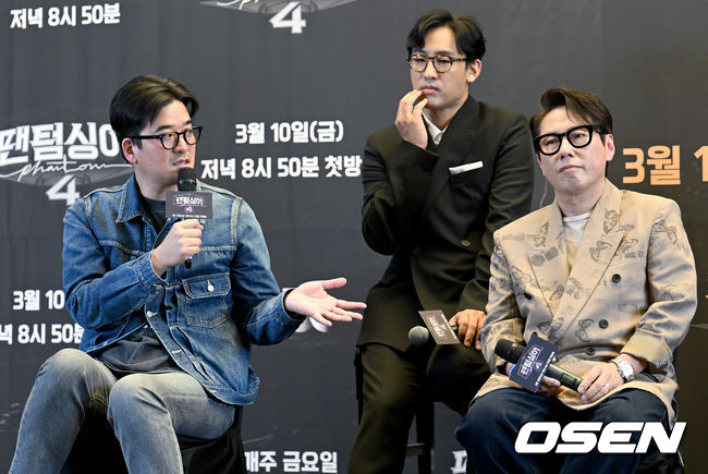 10일 오후 서울 마포구 스탠포드호텔에서 JTBC 예능 ‘팬텀싱어4’ 제작발표회가 열렸다. 김형중 PD가 취재진의 질문에 대답하고 있다. 2023.03.10 /ksl0919@osen.co.kr