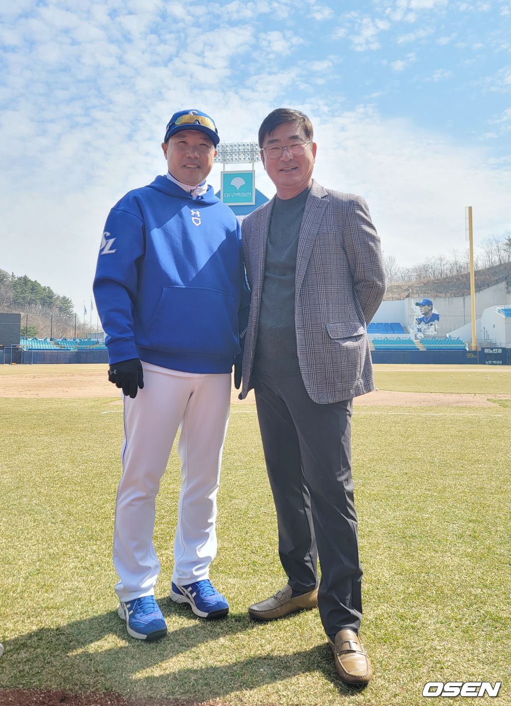 박진만 삼성 감독과 류중일 항저우 아시안게임 대표팀 감독 /what@osen.co.kr