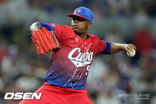 [사진] 월드베이스볼클래식 쿠바 대표팀 로에니스 엘리아스. ⓒGettyimages(무단전재 및 재배포 금지)