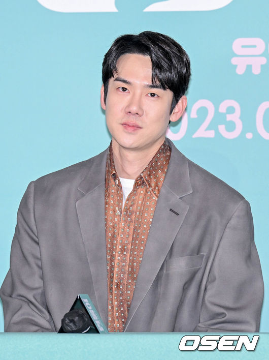 배우 유연석이 질의응답 시간을 갖고 있다. 2023.02.15 /cej@osen.co.kr