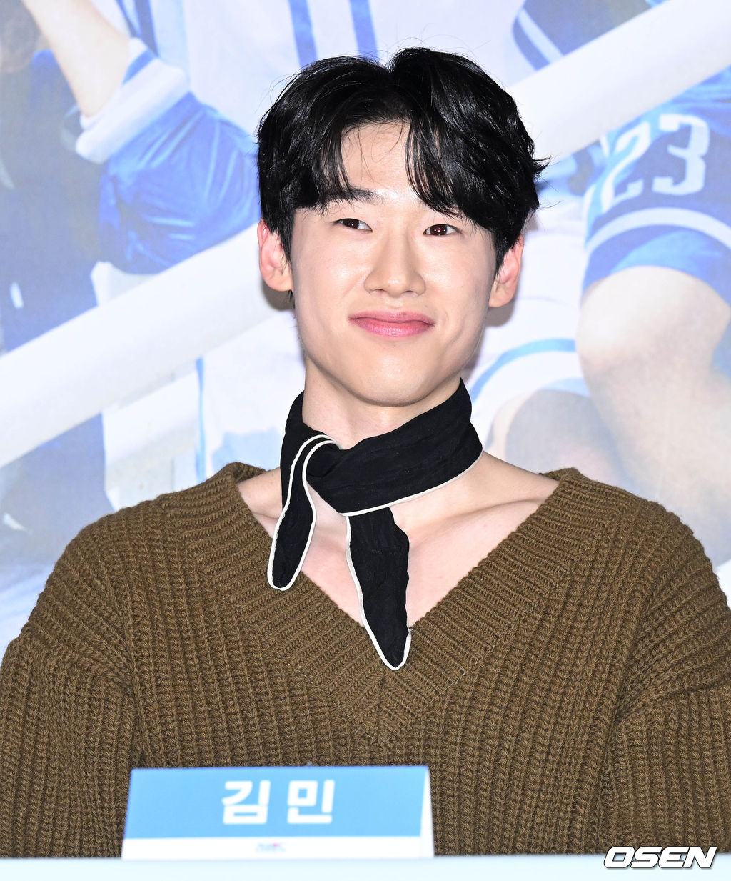 28일 오후 서울 용산구 CGV용산아이파크몰에서 영화 '리바운드(감독 장항준)’ 언론시사 및 기자간담회가 열렸다. 배우 김민이 질의응답 시간을 갖고 있다. 2023.03.28 /cej@osen.co.kr