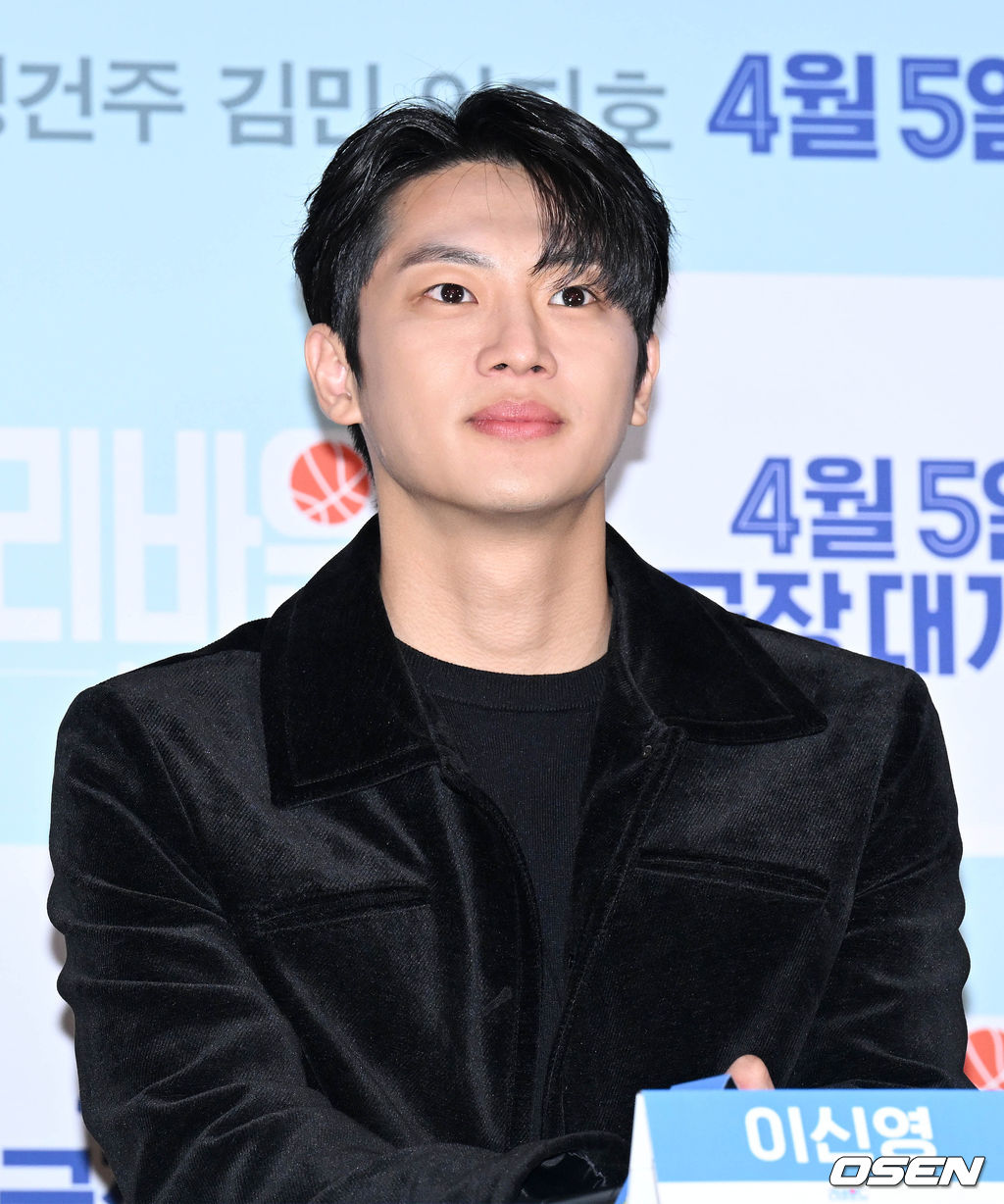 28일 오후 서울 용산구 CGV용산아이파크몰에서 영화 '리바운드(감독 장항준)’ 언론시사 및 기자간담회가 열렸다.배우 이신영이 질의응답 시간을 갖고 있다. 2023.03.28 /cej@osen.co.kr
