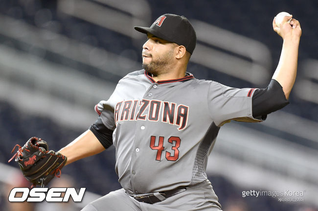 [사진] 애리조나 다이아몬드백스 시절 에드윈 에스코바. ⓒGettyimages(무단전재 및 재배포 금지)