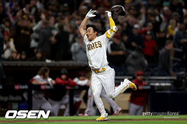 [사진] 김하성 ⓒGettyimages(무단전재 및 재배포 금지)