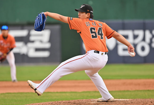 한화 투수 김서현. / OSEN DB
