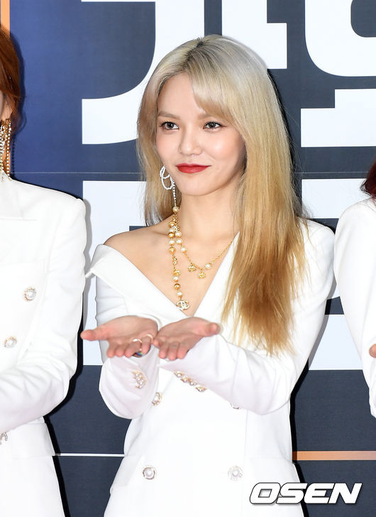 걸그룹 AOA 지민이 포토타임을 갖고 있다. /sunday@osen.co.kr