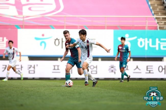 [사진] 2020년 10월 10일 수원FC와 대전하나시티즌 맞대결 / 한국프로축구연맹 제공.