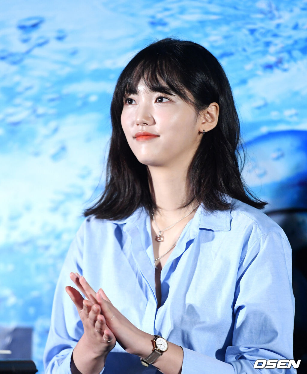 3일 오전 서울 롯데시네마 건대입구에서 열린 영화 '딥' 언론배급시사회에서 배우 정채율이 간담회를 하고 있다. /jpnews@osen.co.kr