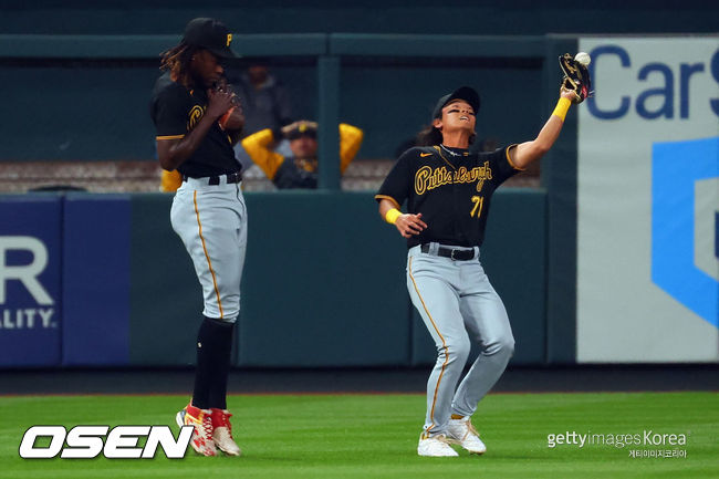 [사진] 오닐 크루즈, 배지환. ⓒGettyimages(무단전재 및 재배포 금지)