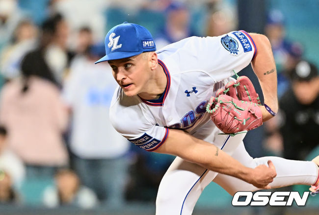 삼성 라이온즈 뷰캐넌이 역투하고 있다. 2023.04.14 / foto0307@osen.co.kr