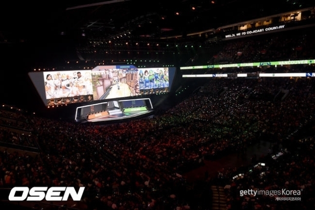 [사진] 2019 오버워치 리그 결승전 전경. /ⓒGettyimages(무단전재 및 재배포 금지)