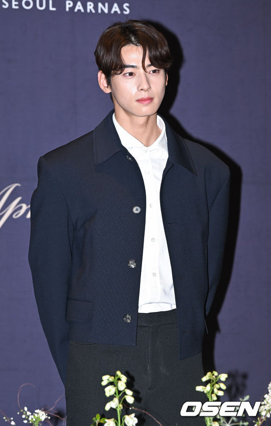 차은우가 하객으로 참석하고 있다.  2023.04.07 / soul1014@osen.co.kr